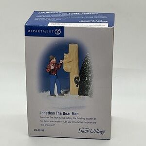 Department 56 Snow Village Collection Jonathan the Bear Man